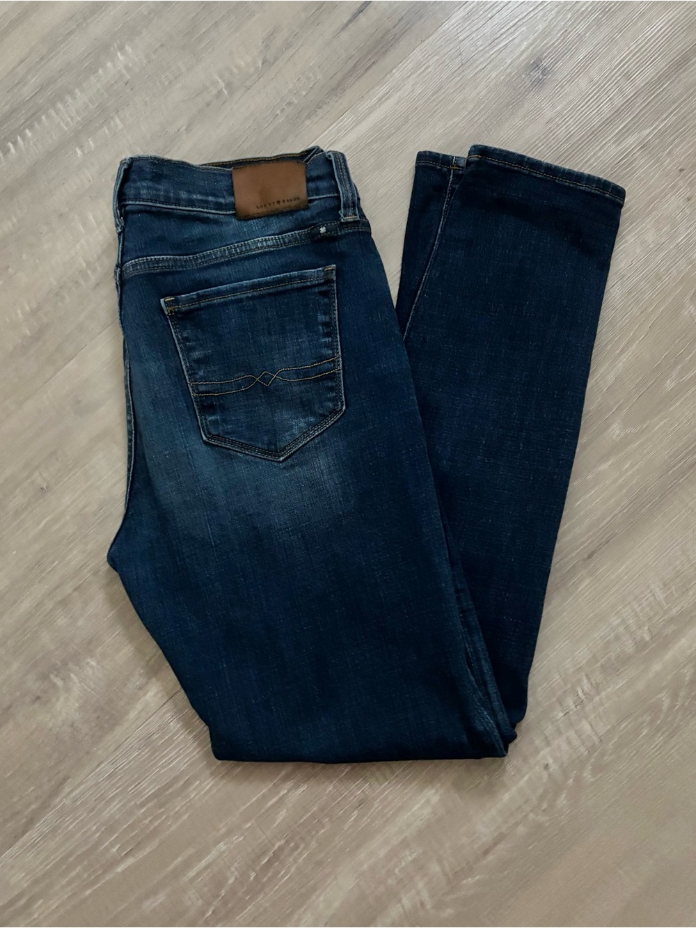 Lucky Brand Brooke Skinny Jeans Women’s Size 8/29 Dark Wash Stretch Mid Rise